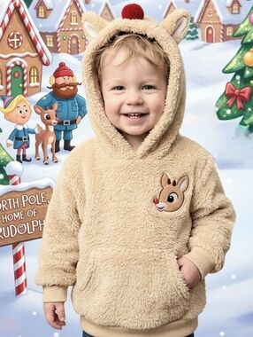 Rudolph Plush Hoodie